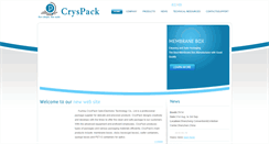 Desktop Screenshot of cryspak.com